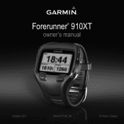 Garmin Forerunner 910XT Owners Manual