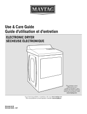Maytag MGDB755DW Use & Care Guide