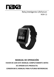 Naxa NSW-15 Spanish Manual
