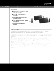 Sony ALT-SA32PC Marketing Specifications