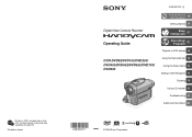 Sony DCR DVD203 Operating Guide