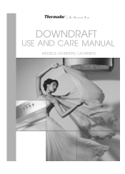 Thermador UCVM36FS User Manual
