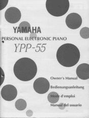Yamaha YPP-55 Owner's Manual (image)