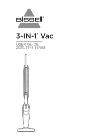 Bissell 3-in-1 Lightweight Stick Vac 2030 User Guide