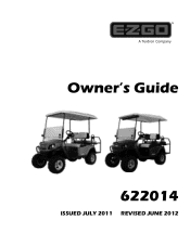E-Z-GO Express L4 - Electric Owner Manual