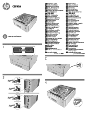 HP LaserJet Pro MFP M426-M427 Optional Paper Tray Installation Guide