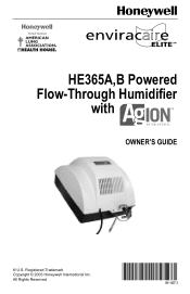 Honeywell HE365VPIAQ Owners Guide