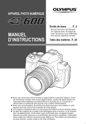 Olympus E-600 E-600 Manuel d'instructions (Fran栩s)