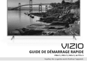 Vizio P75-C1 Quickstart Guide French
