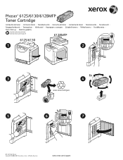 Xerox 6128MFP Toner Instruction Sheet