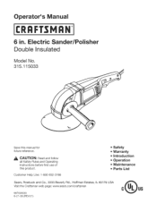 Craftsman 17556 Operation Manual
