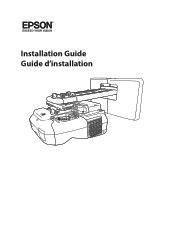 Epson 1420Wi Installation Guide - Ultra-Short Throw Wall Mount (ELPMB28)