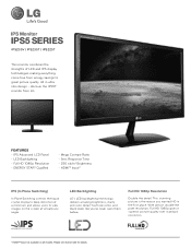 LG IPS225T-BN Specifications - English