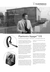 Plantronics Voyager 510S Product Sheet