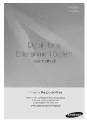 Samsung HT-E350 User Manual