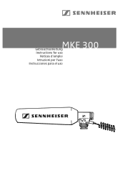 Sennheiser MKE 300 Instructions for Use