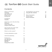 TomTom ONE 140 Quick Start Guide