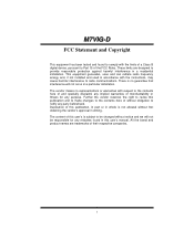 Biostar M7VIG D M7VIG-D user's manual