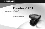 Garmin Foretrex 201 Owner's Manual