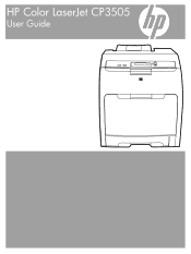 HP CP3505n HP Color LaserJet CP3505 Series Printers - User Guide