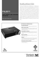 ViewSonic PJL3211 PJL3211 Spec Sheet
