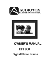 Audiovox DPF908 Owners Manual