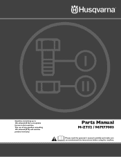 Husqvarna M-ZT 52 Parts Manual