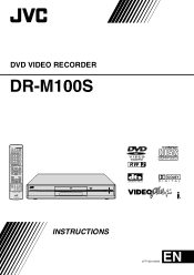 JVC DR-M100S Instruction Manual