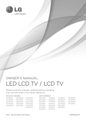 LG 47LD452C User Manual