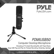 Pyle PDMIUSB50 Instruction Manual