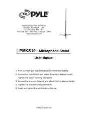 Pyle PMKS19 PMKS19 Manual 1