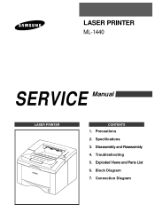 Samsung ML-1440 Service Manual