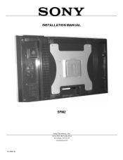 Sony FWD-32LX1 Mounting Bracket Instruction Manual