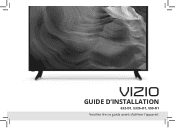 Vizio E32-D1 Quickstart Guide French