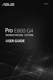 Asus Pro E800 G4 User Manual