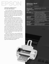 Epson Stylus Color 8 eight cubed Product Brochure
