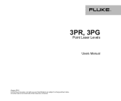 Fluke 3PG User Manual