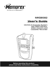 Memorex MKS8582 User Guide
