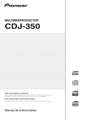 Pioneer CDJ-350 Owner's Manual - Spanish