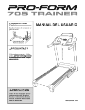 ProForm 705 Trainer Treadmill Gesp Manual