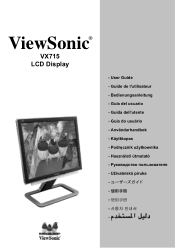 ViewSonic VX715 User Guide