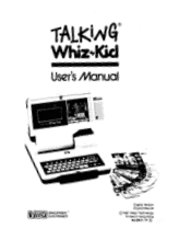 Vtech Talking Whiz Kid User Manual