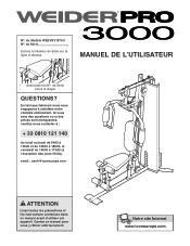 Weider Pro 3000 French Manual