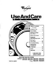 Whirlpool RBD245PDB Use and Care Manual