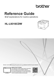 Brother International HL-L9310CDW Reference Guide