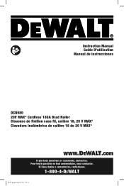 Dewalt DCN680B Instruction Manual