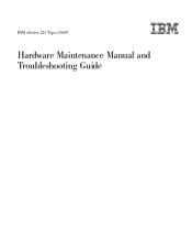 IBM 8649 Hardware Maintenance Manual