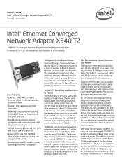 Intel X540T2 Brochure