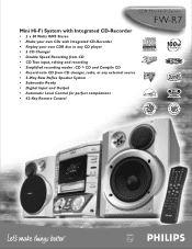 Philips FWR7R Leaflet
