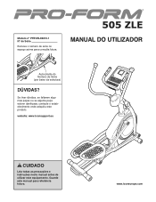 ProForm 505 Zle Elliptical Portuguese Manual